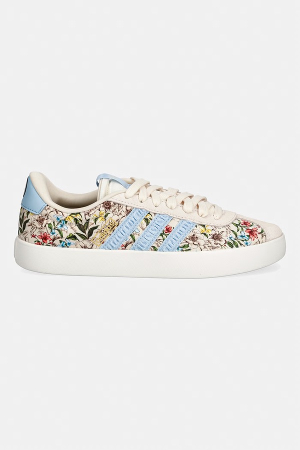 Жіночі кросівки adidas x Farm Rio VL Court 3.0 колір бежевий