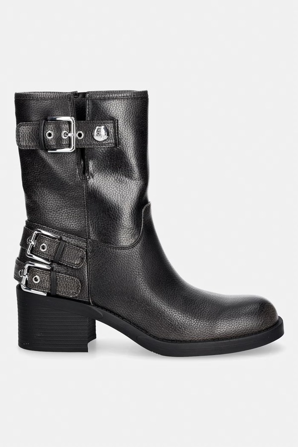 Черевики на низькому підборі жіночі Guess MATWELL2 колір чорний