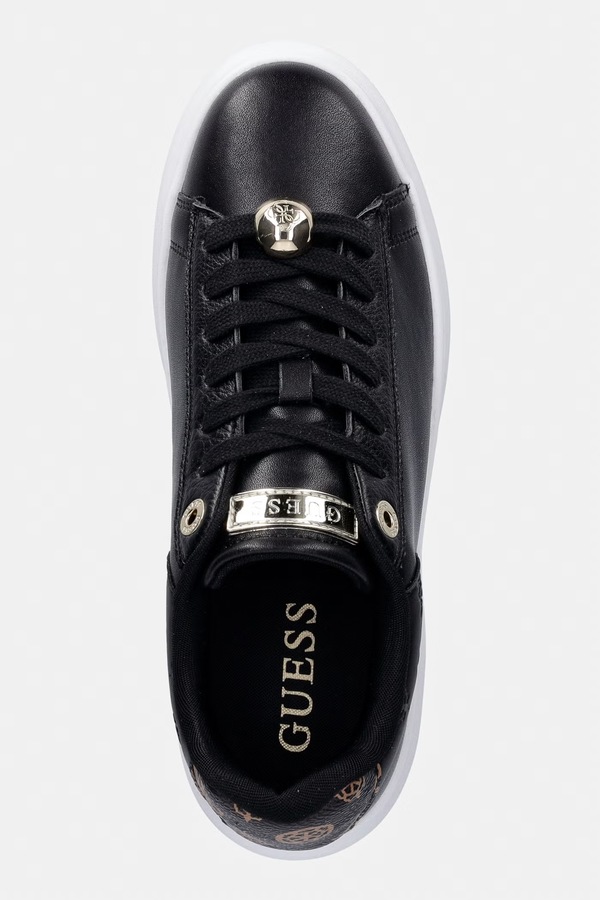 FIREUP кросівки жіночі шкіряні Guess колір чорний фото 4