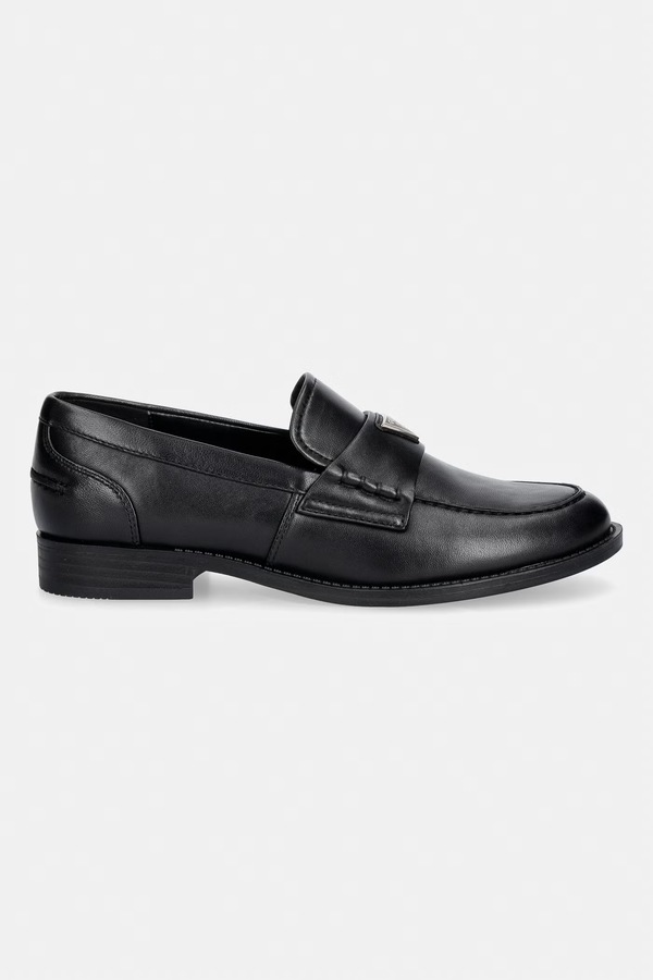 Мокасини жіночі шкіряні Guess BELISO колір чорний