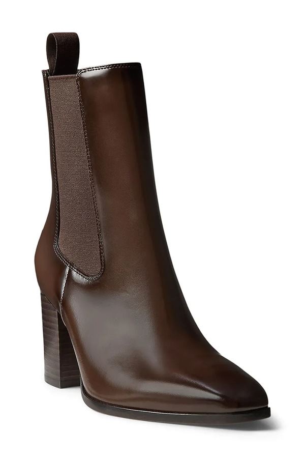 Челси женские кожаные Lauren Ralph Lauren Rlyn Bte Hl цвет коричневый