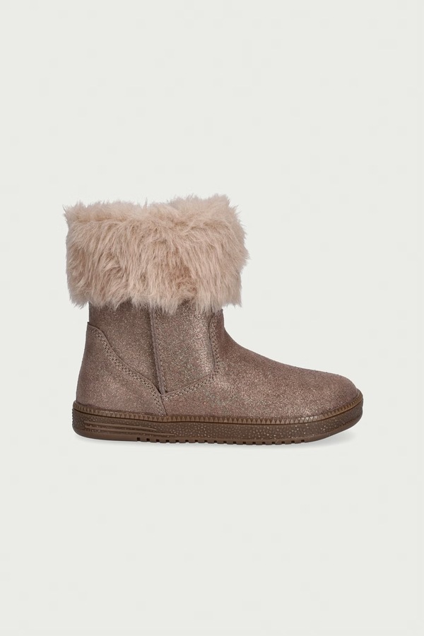Взуття зимове дитяче замшеве Froddo BAREFOOT LOOP BOOT колір бежевий фото 2