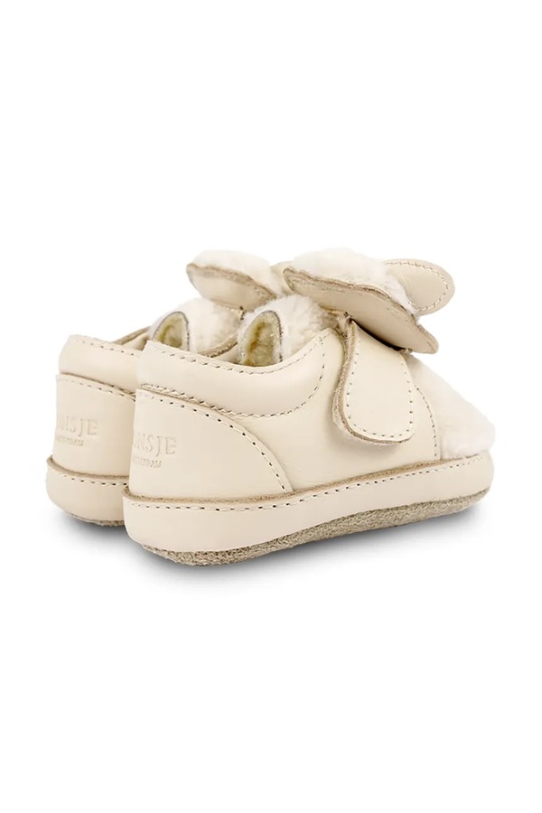 Взуття для немовлят Donsje Matijn Sneakers Lammy колір білий фото 3