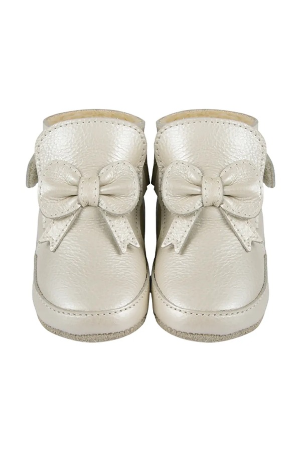 Обувь для младенцев кожаное Donsje Cubow Booties цвет белый