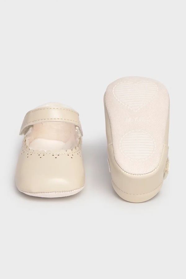 Балетки для немовлят Mayoral Newborn колір білий фото 2