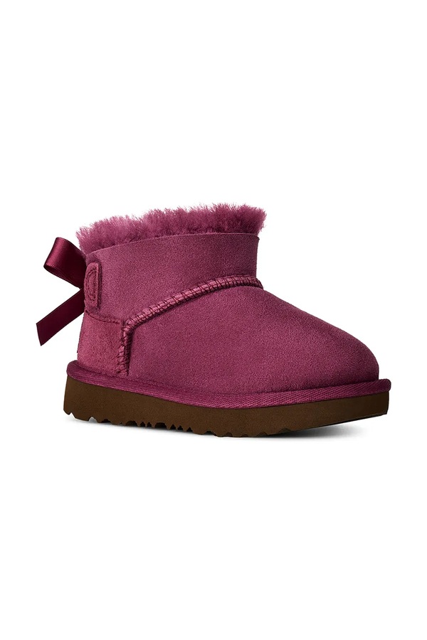 Снігові чоботи дитячі замшеві UGG ULTRA MINBAILEY BOW фото 2