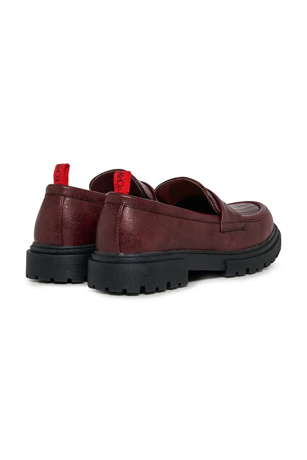 Мокасини дитячі Max&Co. MAXFTW13 LOAFER колір червоний фото 3