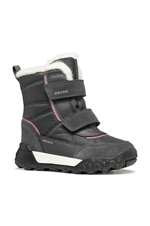 Взуття зимове дитяче Geox TREKKYUP колір сірий фото 2
