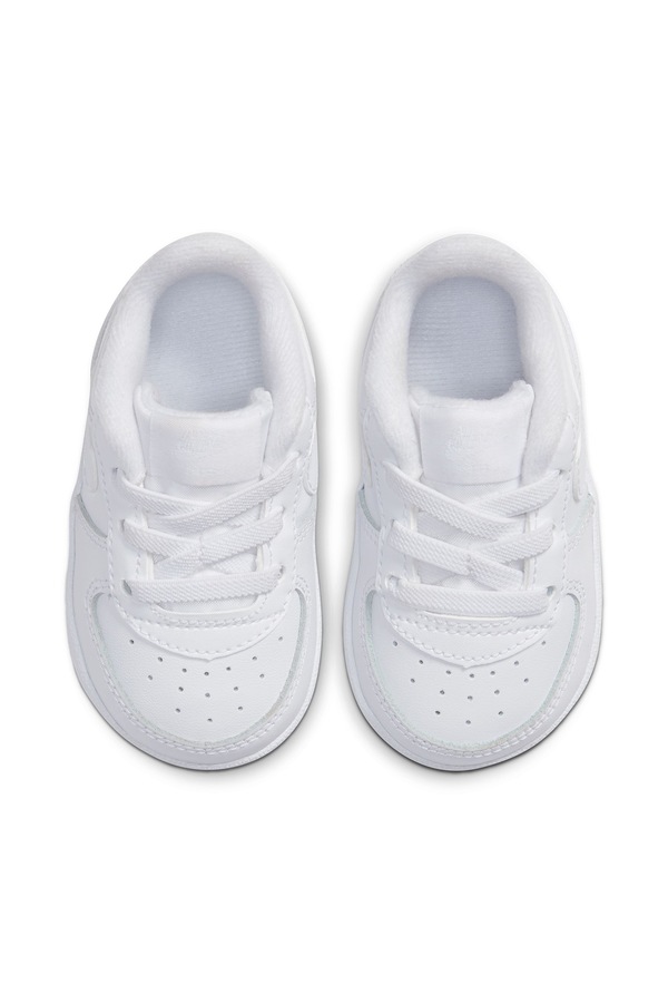 Force 1 Crib кросівки для немовлят шкіряні Nike колір білий фото 2