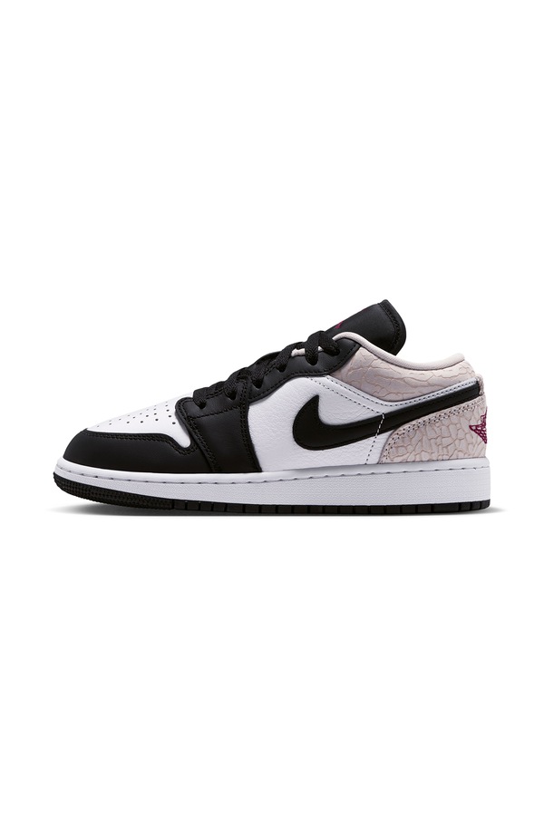 Air Jordan 1 Low SE кросівки дитячі шкіряні колір чорний