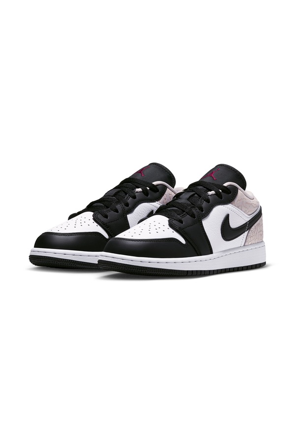 Air Jordan 1 Low SE кросівки дитячі шкіряні колір чорний фото 2
