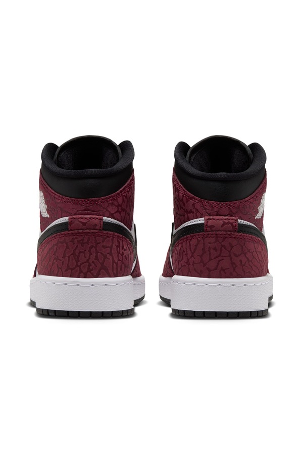 Air Jordan 1 Mid SE кросівки дитячі колір бордовий фото 3