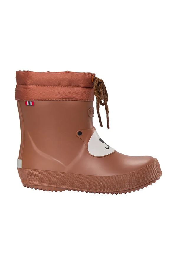 Гумові чоботи дитячі Viking Kids Alv Indie Print колір коричневий