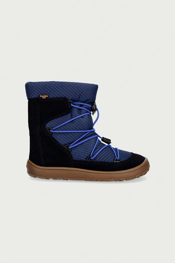 Снігові чоботи дитячі Froddo BAREFOOT TEX TRACK WOOL колір темно-синій фото 2