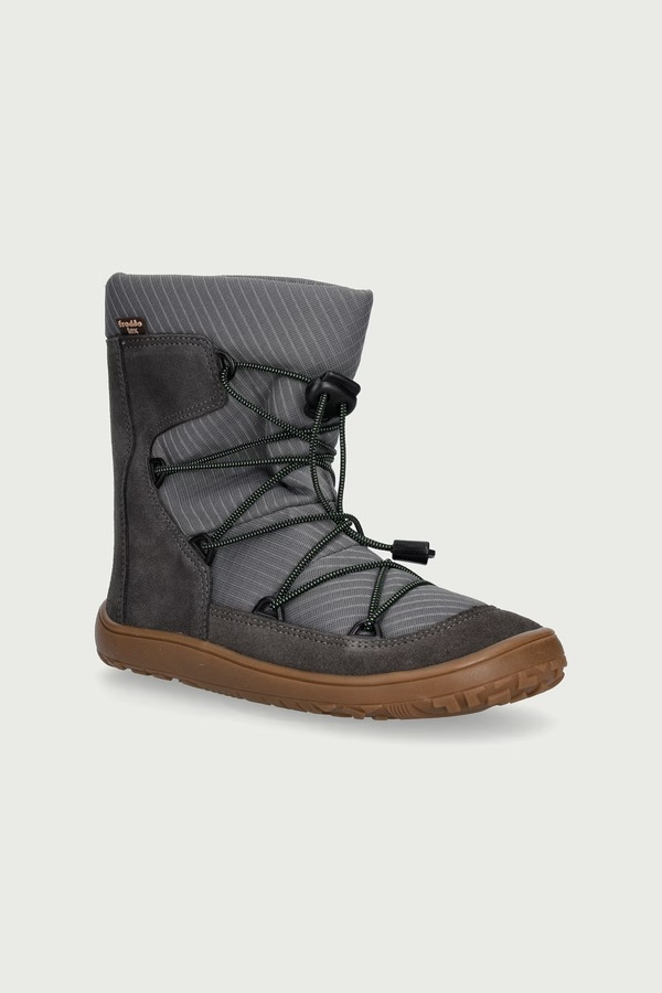 Снігові чоботи дитячі Froddo BAREFOOT TEX TRACK WOOL колір сірий