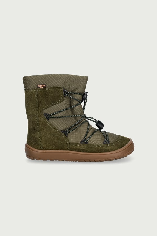 Снігові чоботи дитячі Froddo BAREFOOT TEX TRACK WOOL колір бежевий фото 2