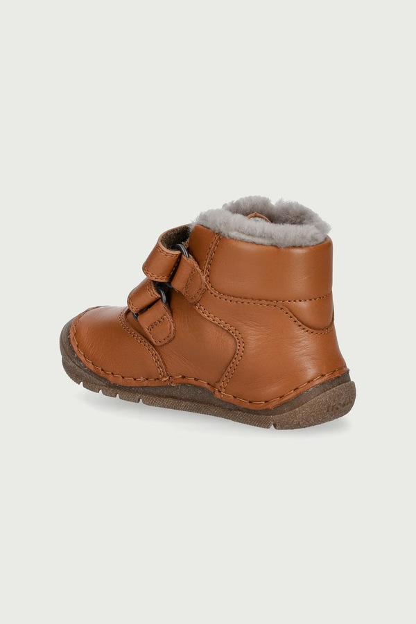 Взуття зимове дитяче шкіряне Froddo PAIX UP WINTER колір коричневий фото 3