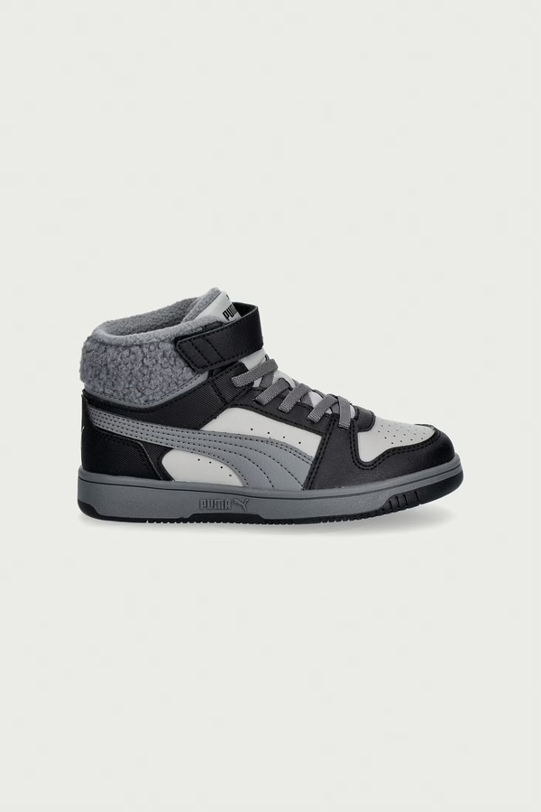 Rebound Slam Mid Cozy AC+ PS кроссовки детские Puma цвет черный