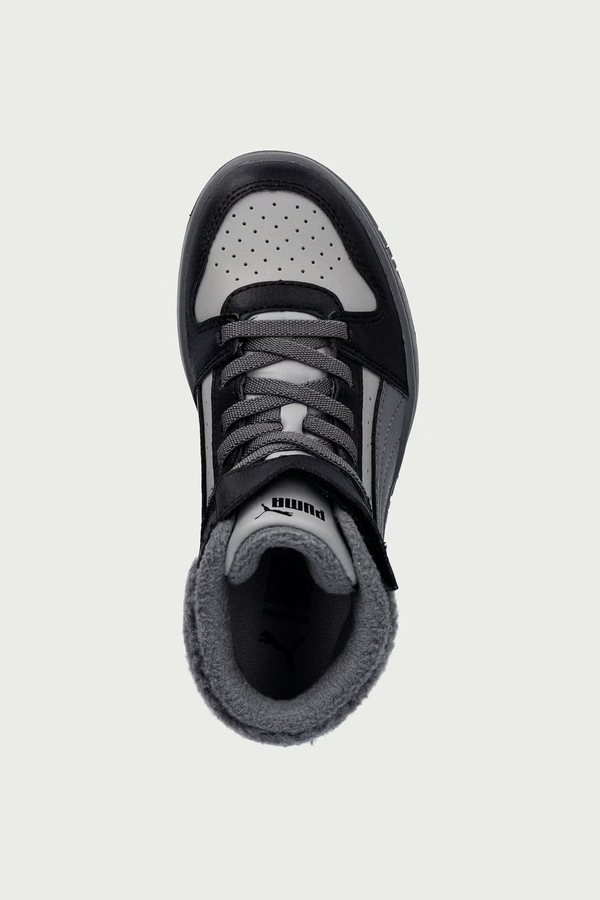 Rebound Slam Mid Cozy AC+ PS кросівки дитячі Puma колір чорний фото 4