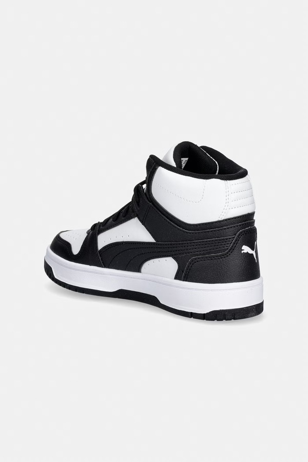 Rebound Slam Mid Mid кроссовки детские Puma цвет черный фото 2
