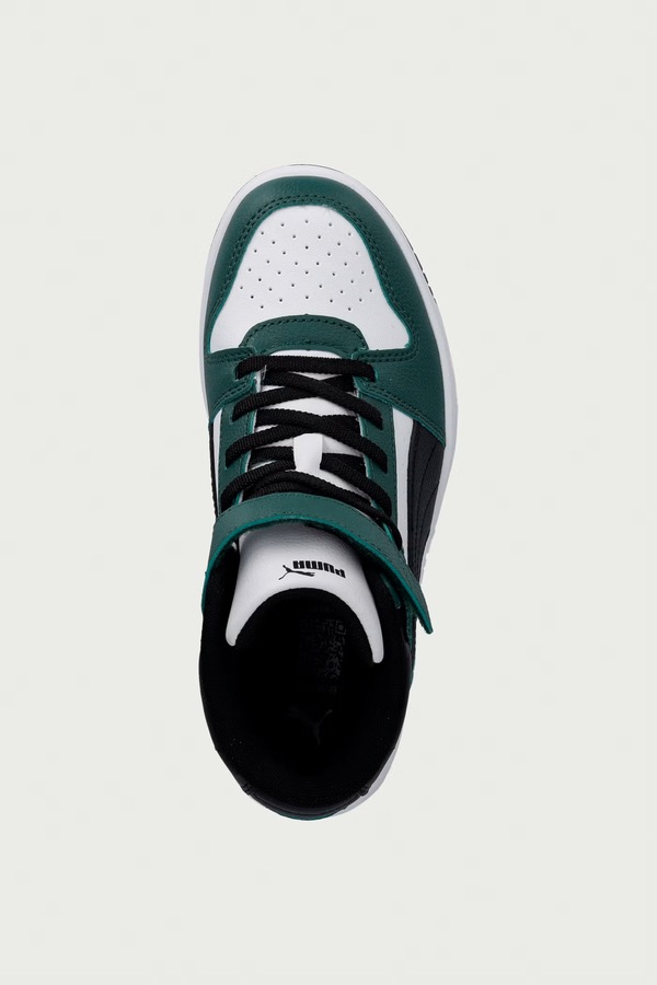 Rebound Slam Mid AC+ PS кросівки дитячі Puma колір зелений фото 4