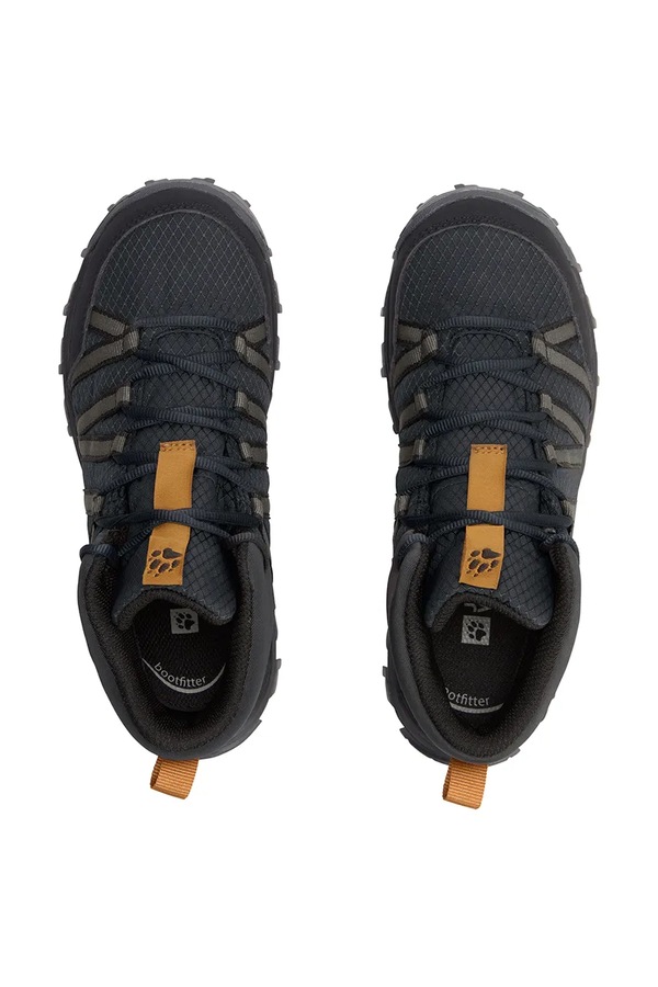 Взуття трекінгове дитяче Jack Wolfskin WILD HIKE колір чорний фото 4