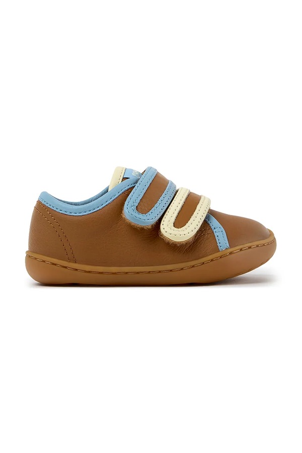 Peu Cami TWS FW кросівки дитячі шкіряні Camper колір коричневий