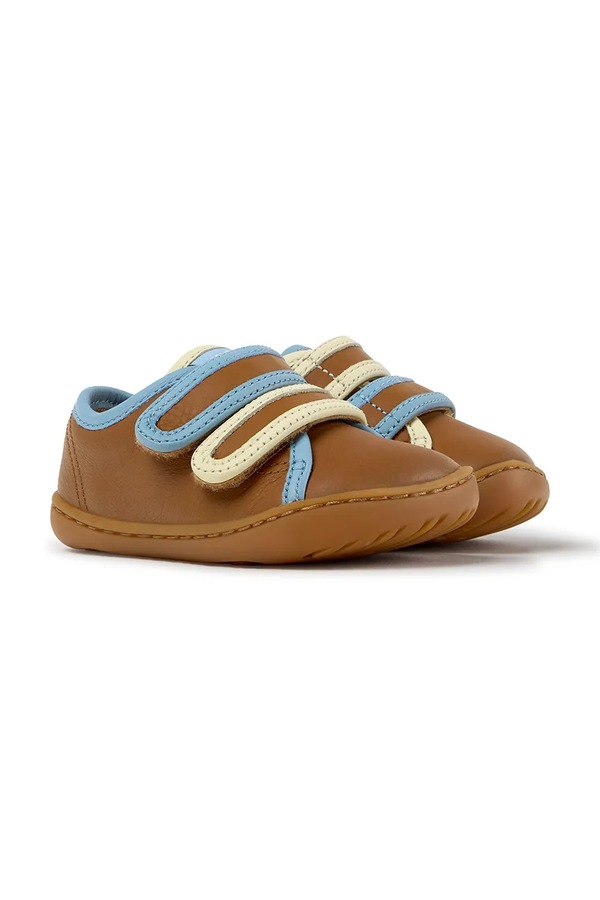 Peu Cami TWS FW кросівки дитячі шкіряні Camper колір коричневий фото 2