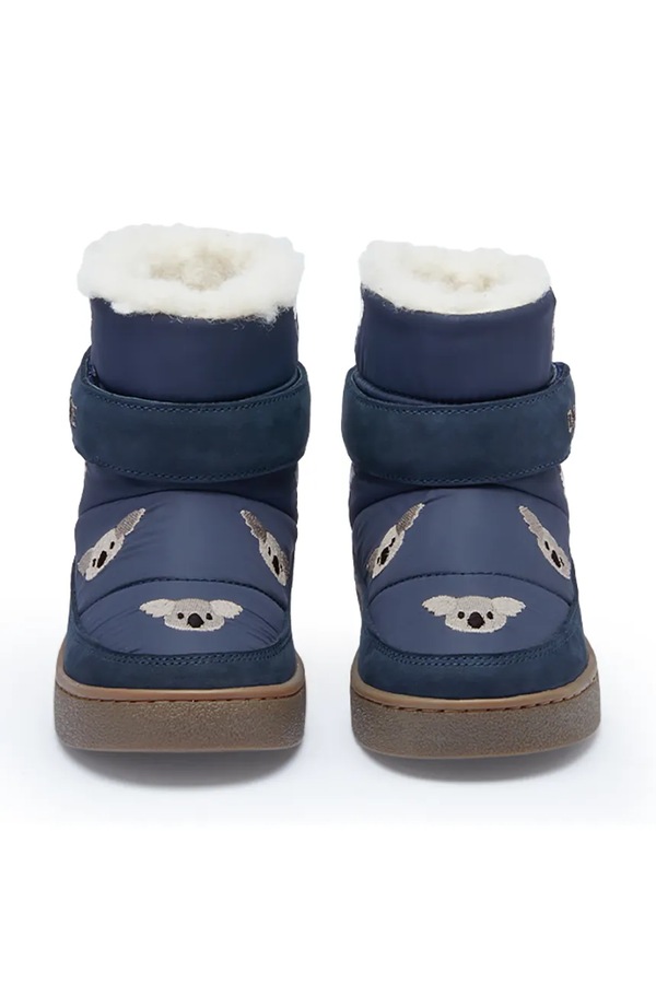 Снігові чоботи дитячі Donsje Kitto Boots Koala колір темно-синій фото 2