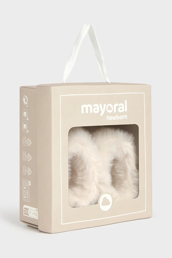 Взуття для немовлят Mayoral Newborn колір бежевий фото 2