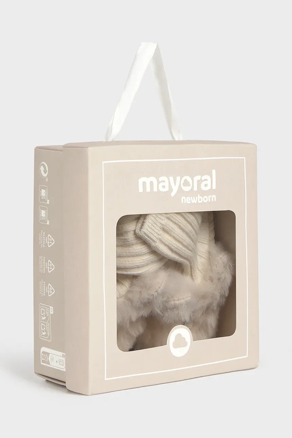 Взуття для немовлят Mayoral Newborn колір бежевий фото 4