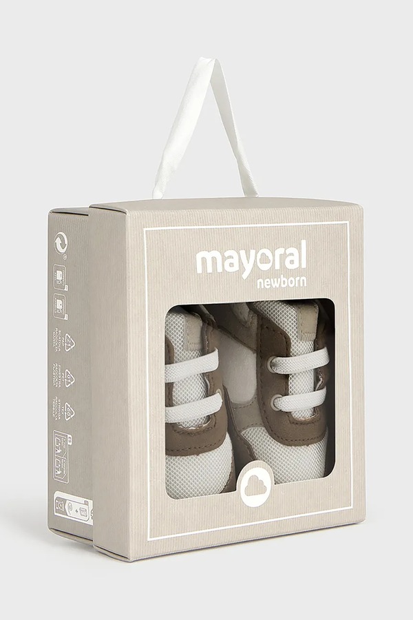 Взуття для немовлят Mayoral Newborn колір бежевий фото 4