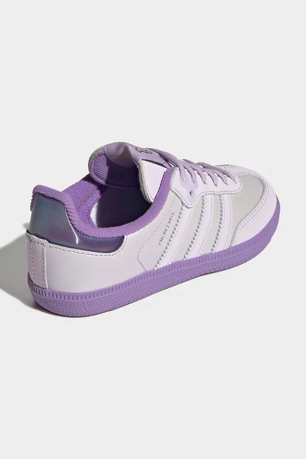 POKEMON SAMBA кросівки дитячі шкіряні adidas Originals колір фіолетовий фото 3