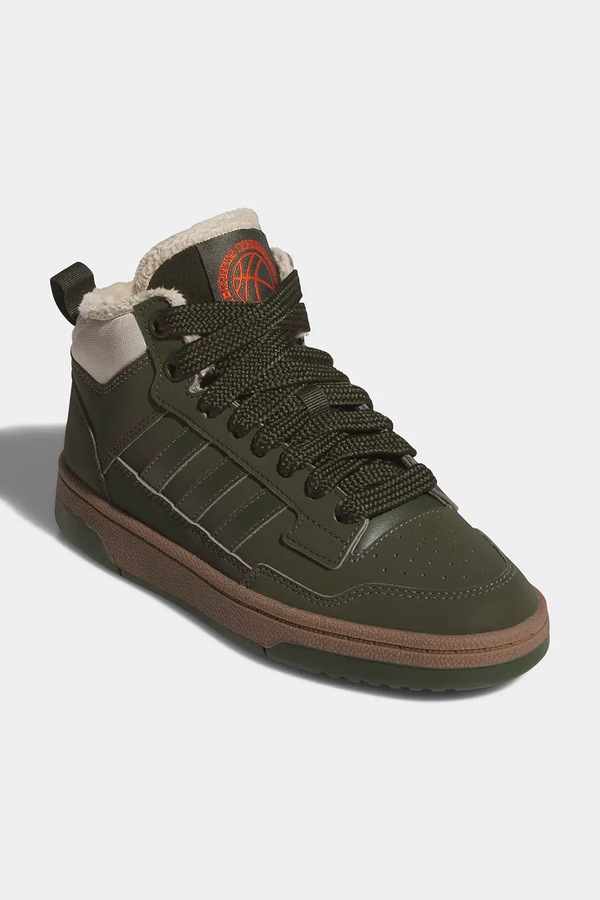 RAPID COURT MID кросівки дитячі adidas колір зелений
