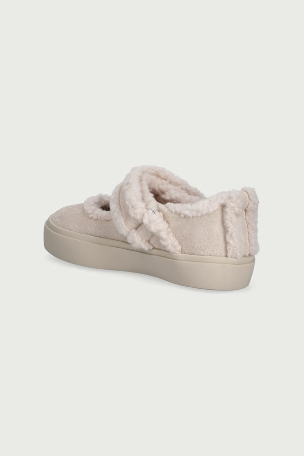 Кеди дитячі замшеві Inuikii SHEARLING M.J. колір бежевий фото 3