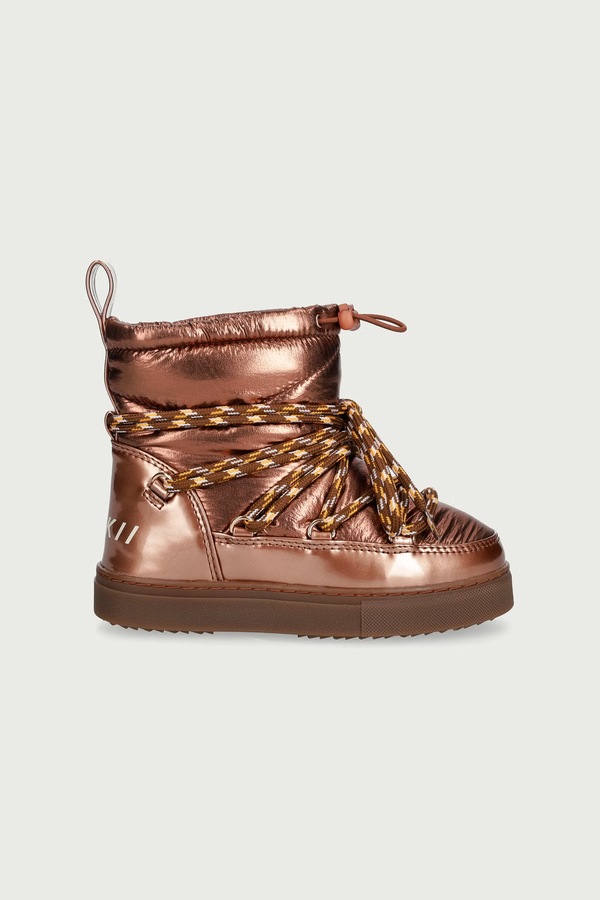 Взуття зимове дитяче Inuikii MOUNTAIN METALLIC колір коричневий фото 2