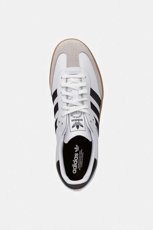 SAMBA OG кросівки дитячі шкіряні adidas Originals колір білий фото 4