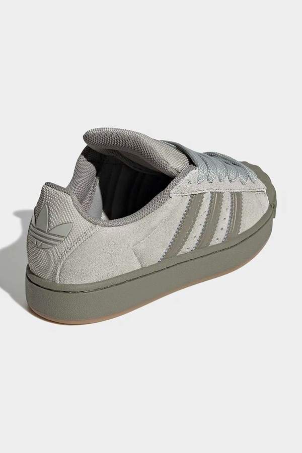 SUPERSTAR кросівки дитячі замшеві adidas Originals колір зелений фото 3