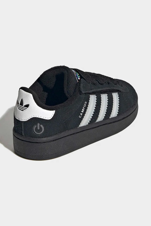 CAMPUS 00s LED LIGHTS кроссовки детские замшевые adidas Originals цвет черный фото 2