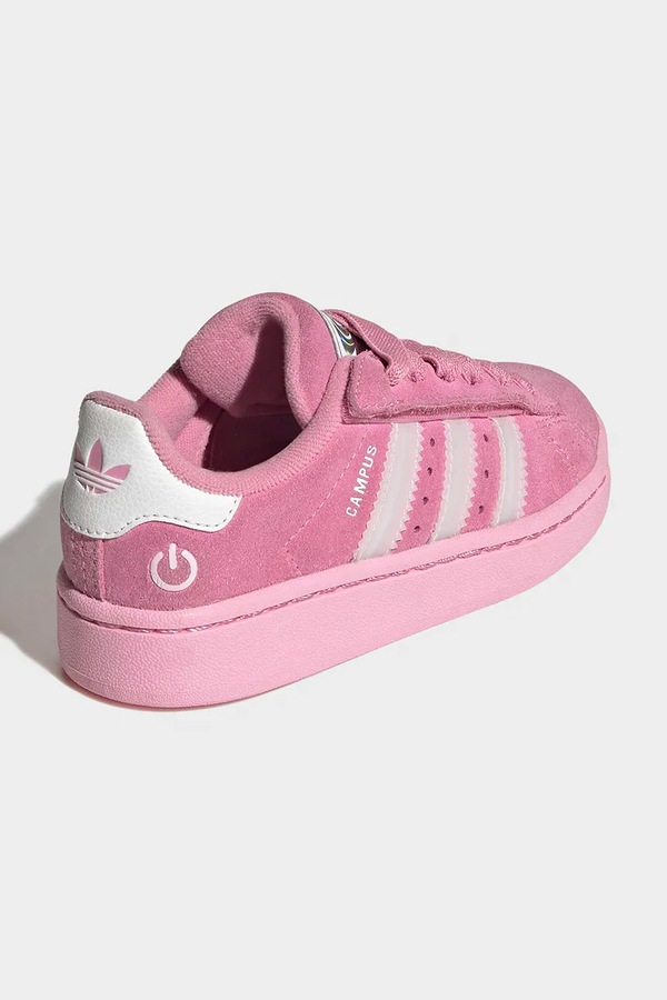CAMPUS 00s LED LIGHTS кроссовки детские замшевые adidas Originals цвет розовый фото 2