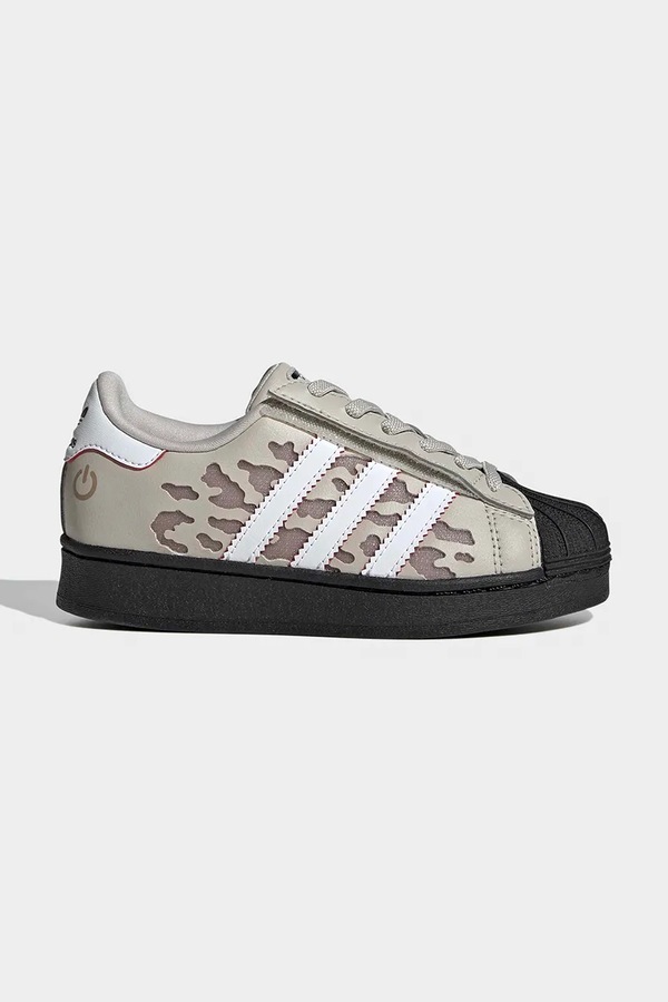 SUPERSTAR LED LIGHTS кросівки дитячі adidas Originals колір бежевий