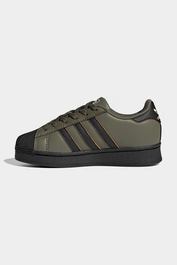 SUPERSTAR LED LIGHTS кросівки дитячі adidas Originals колір зелений фото 4
