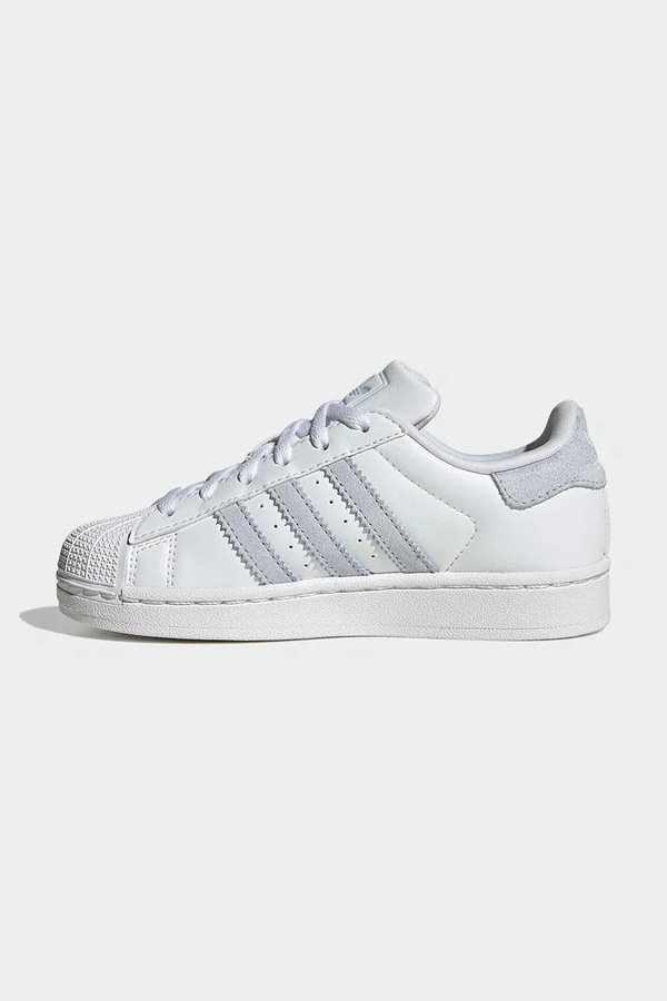 SUPERSTAR II кросівки дитячі замшеві adidas Originals колір білий фото 4