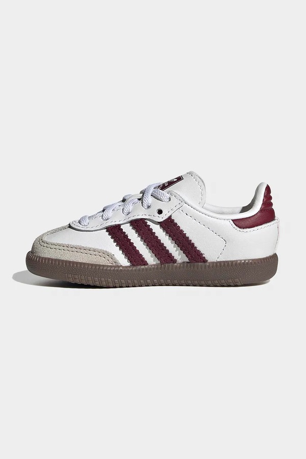 SAMBA OG кросівки дитячі шкіряні adidas Originals колір білий фото 4