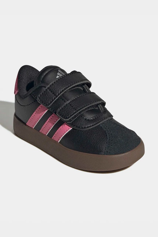 VL COURT 3.0 кросівки дитячі adidas колір чорний