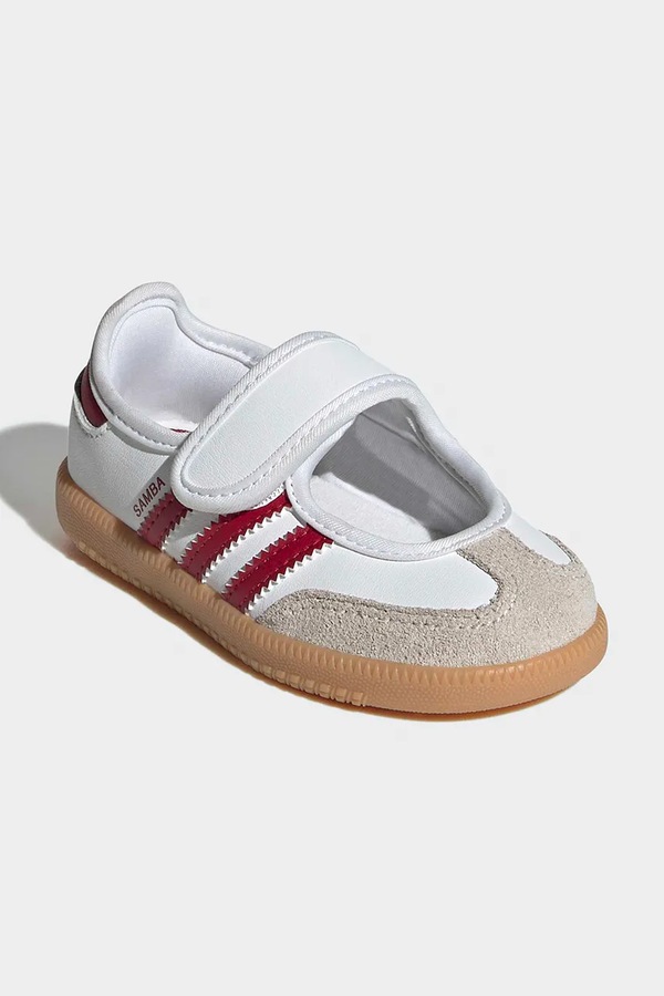 SAMBA JANE кросівки дитячі шкіряні adidas Originals колір білий