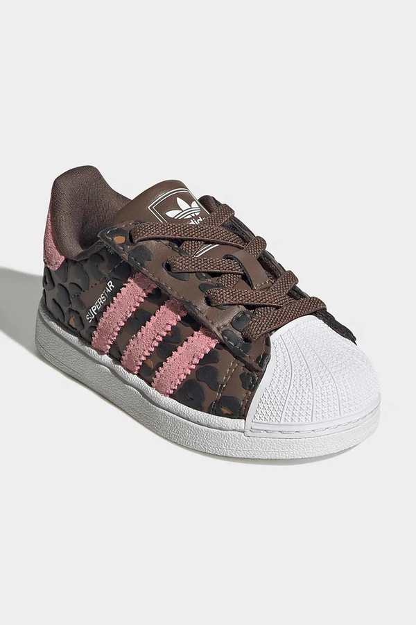 SUPERSTAR II кроссовки детские adidas Originals цвет коричневый