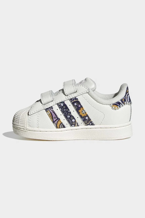 LIBERTY LONDON SUPERSTAR II кросівки дитячі шкіряні adidas Originals колір білий фото 4