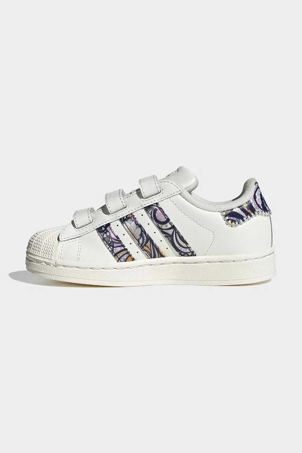 LIBERTY LONDON SUPERSTAR II кросівки дитячі шкіряні adidas Originals колір білий фото 4