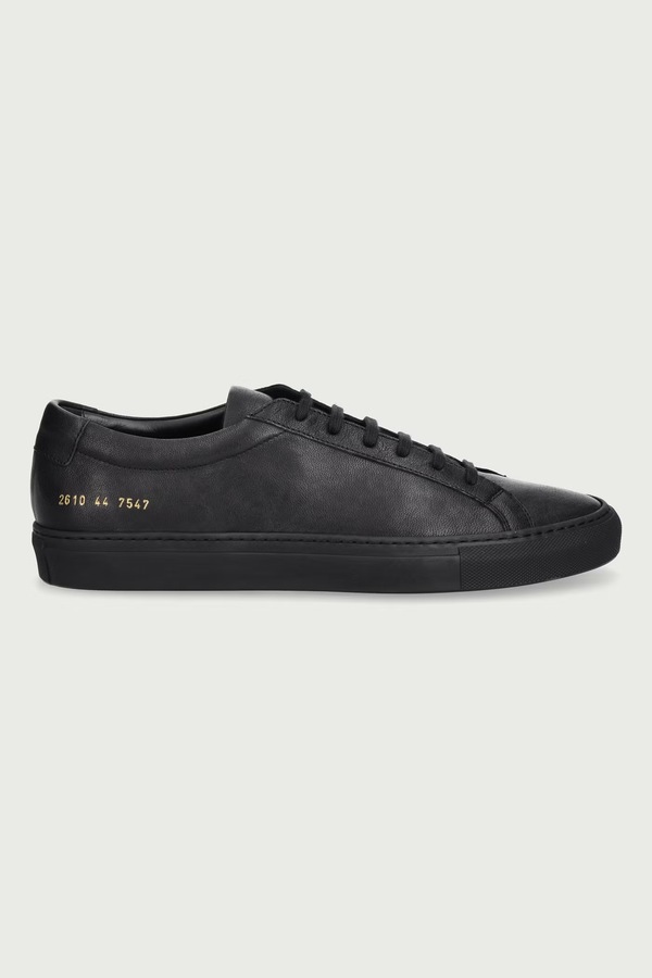 Achilles Premium кросівки чоловічі шкіряні Common Projects колір чорний фото 2